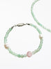 rose quartz pearl bracelet 