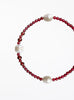 garnet pearl bracelet