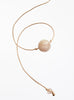 rose quartz silk cord bracelet