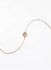 rose quartz silk cord bracelet