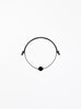 onyx silk cord bracelet